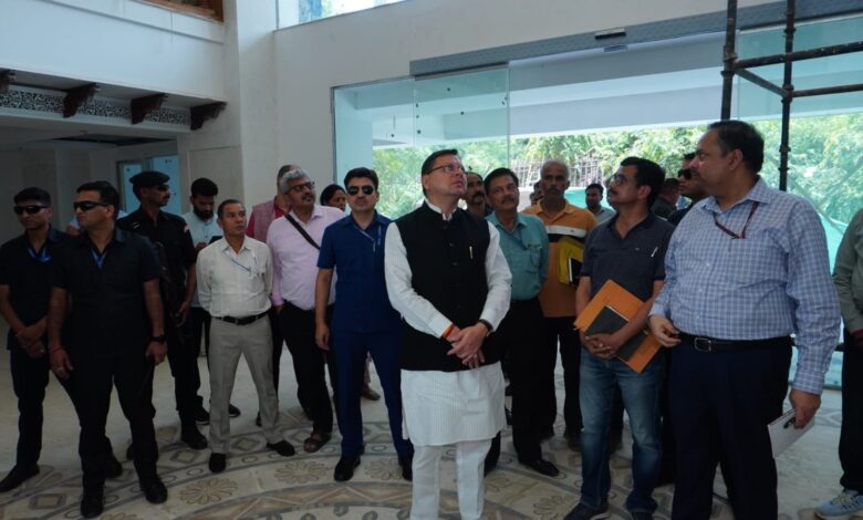 सीएम ने किया “उत्तराखण्ड निवास” के निर्माणाधीन भवन का निरीक्षण सीएम ने किया “उत्तराखण्ड निवास” के निर्माणाधीन भवन का निरीक्षण