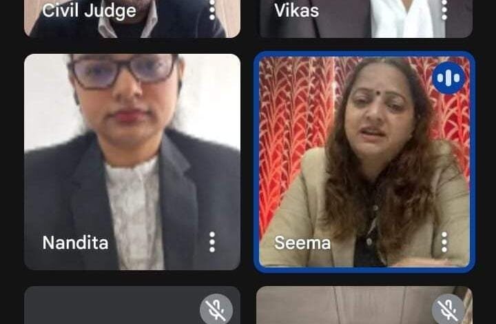 वर्चुअल माध्यम से मासिक बैठक का आयोजन वर्चुअल माध्यम से मासिक बैठक का आयोजन