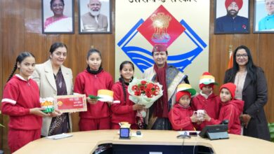 राष्ट्रीय बालिका दिवस : बालिकाओं ने की मुख्य सचिव से मुलाकात