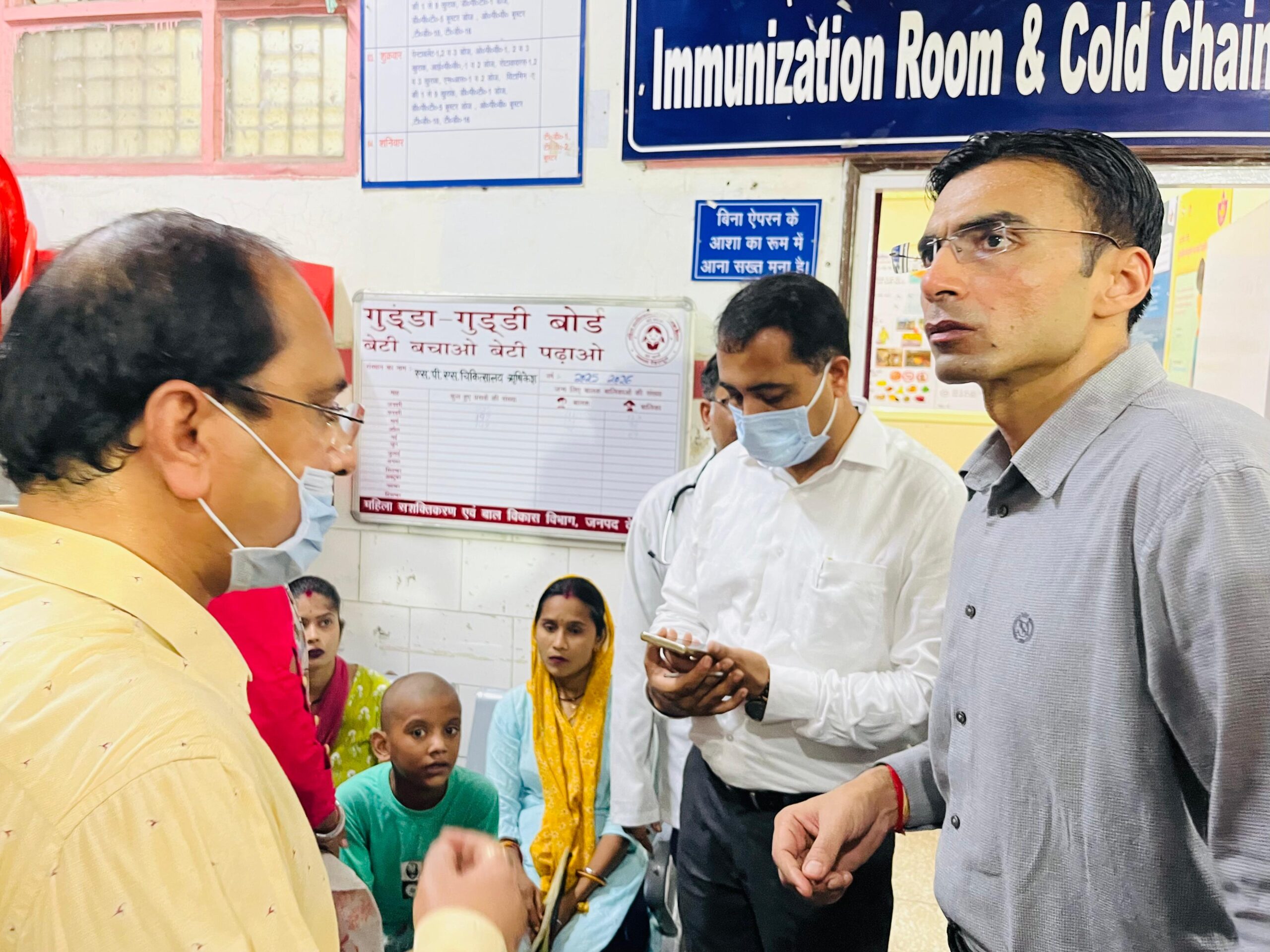 अब सरकारी अस्पताल को मिलने जा रहा है हाईटैक सुविधायुक्त टीकाकरण कक्ष, कार्य शुरू