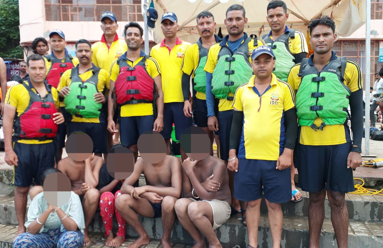 हरिद्वार कांवड़ मेले में बड़ा हादसा टला: SDRF ने एक ही परिवार के 5 लोगों को डूबने से बचाया