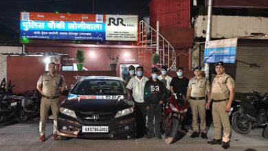 मॉल ऑफ देहरादून की छत पर स्टंटबाज़ी, पुलिस की कड़ी कार्रवाई