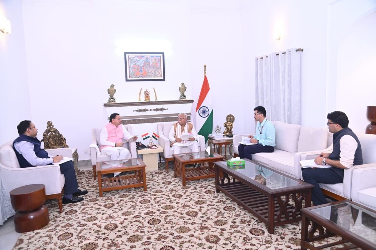 कुंभ 2027 व विकास योजनाओं को लेकर सीएम धामी की केंद्रीय विद्युत मंत्री से मुलाकात