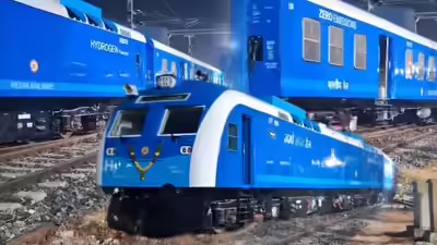 पर्यावरण के प्रति बड़ा कदम: भारत की पहली हाइड्रोजन ट्रेन तैयार, जल्द होगा ट्रायल रन पर्यावरण के प्रति बड़ा कदम: भारत की पहली हाइड्रोजन ट्रेन तैयार, जल्द होगा ट्रायल रन