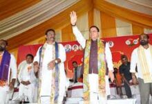 आंध्र प्रदेश पहुंचे CM पुष्कर सिंह धामी, मदनपल्ली में अटल-मोदी सुशासन यात्रा में किया संबोधन